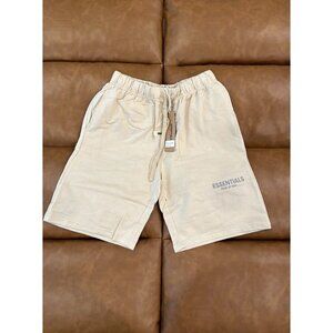 Essentials Fear of God Crème Sweat Shorts Mens Size S, M, L